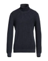 Lardini Man Turtleneck Navy Size 44 Cashmere