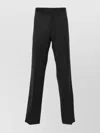 Lardini Masculine Straight Leg Pants Featuring Pockets In Black