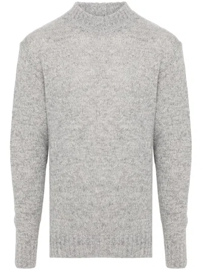 Lardini Mélange Jumper In Grey
