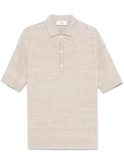 LARDINI MÉLANGE POLO SHIRT