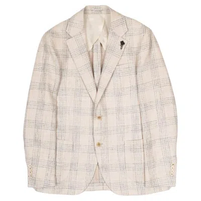 Pre-owned Lardini Men's Blazer L In Beige