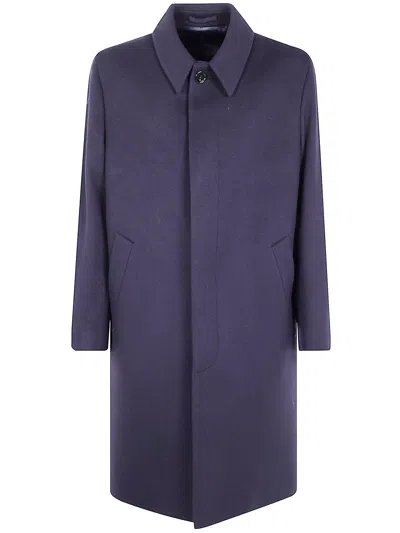 Lardini Men Coat In Purple