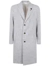 Lardini Men Coat Clothing In Gray