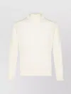 Lardini Long-sleeved Virgin Wool Pullover In White