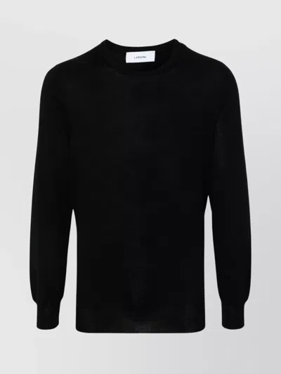 LARDINI MEN'S LIGHTWEIGHT CREW NECK WOOL SWEATER