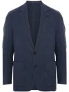 Lardini Men's Single-breasted Notch Lapels Jacket In Multicolor