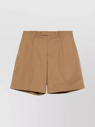 LARDINI MEN'S PLEATED FRONT POCKET SHORTS