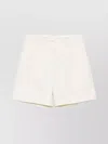 Lardini Men's Pleated Shorts With Back And Side Pockets