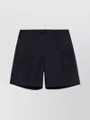 Lardini Men's Pleated Shorts With Back Pockets