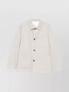 Lardini Wool And Cashmere-blend Overshirt In Neutral