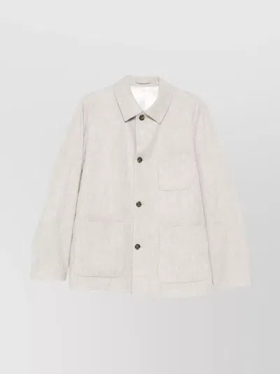 LARDINI MEN'S SHIRT JACKET POCKETS