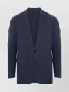 Lardini Men's Single-breasted Notch Lapels Jacket In Blue