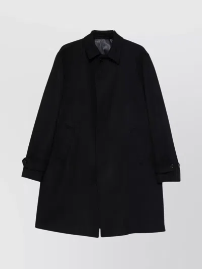 LARDINI MEN'S TRENCH COAT BUTTONED HEMS