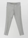 Lardini Slim Tapered Tailored Trousers In Gray