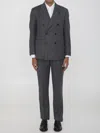 Lardini Two-piece Suit In Wool And Cashmere In Gray