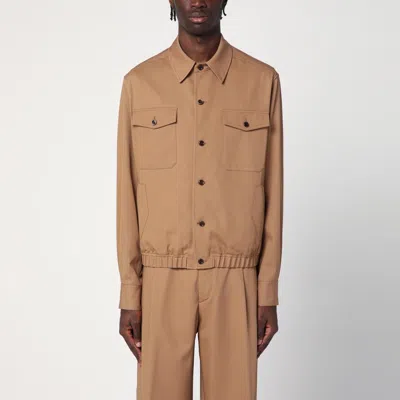 LARDINI MEN'S WOOL OVERSHIRT