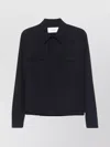 Lardini Black Jacket With Button-up Front And Tailored Cuffs