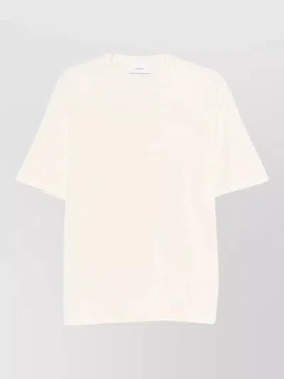 Lardini Mens Crewneck T Shirt Short Sleeves In White