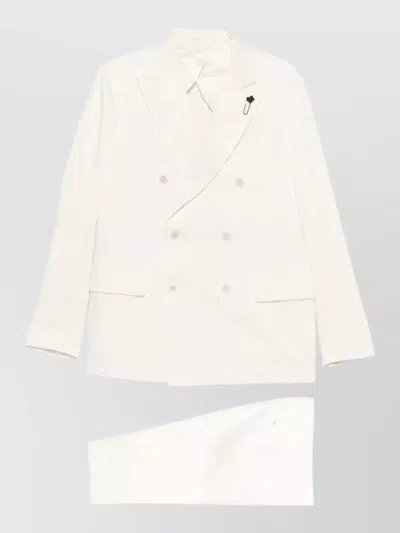 Lardini Mens Suit Iconic Tailored Drop Seven In Pattern