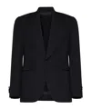 Lardini Metallic-threading Blazer In Black