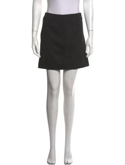 Pre-owned Lardini Mini Skirt In Grey