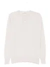 Lardini Minimalist Knit Sweater With Timeless Silhouette In Neutral