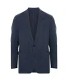 Lardini Men's Single-breasted Notch Lapels Jacket In Black
