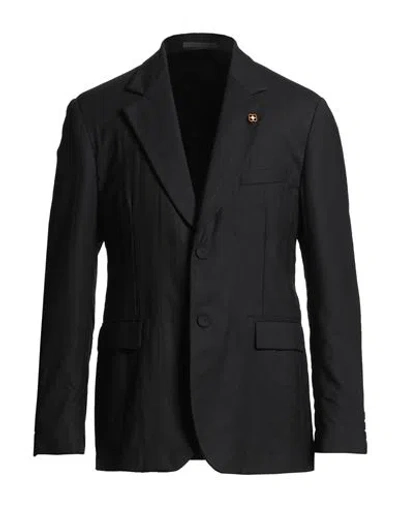 Lardini Monotone Man Blazer Black Size 42 Wool, Elastane