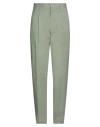 Lardini Monotone Man Pants Sage Green Size 32 Cotton, Elastane