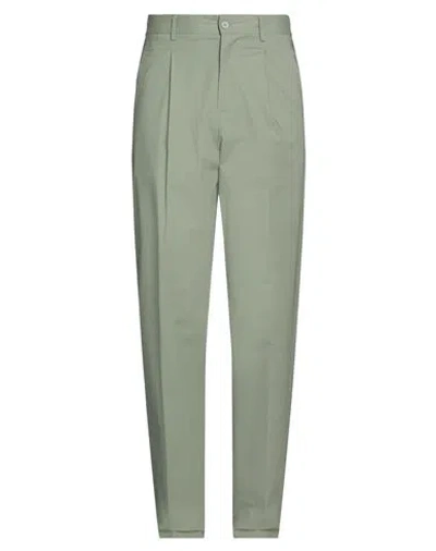 Lardini Monotone Man Pants Sage Green Size 32 Cotton, Elastane