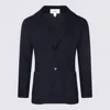 Lardini Single Breasted Jacket With Broad Peak Lapels In Blue