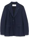 Lardini Single Breasted Blazer With Golden Buttons