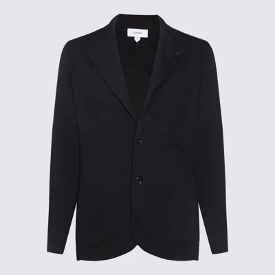 Lardini Notched-lapels Single-breasted Blazer In Blue