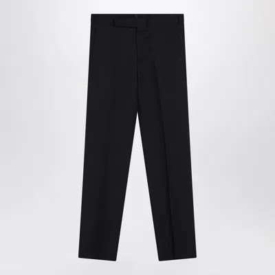 LARDINI NAVY BLUE WOOL PANTS