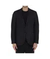 Lardini Notch-lapels Single-breasted Blazer In Black