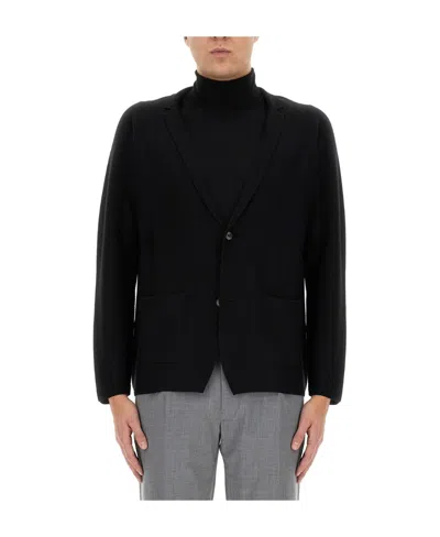 Lardini Button-up Cardigan In Black