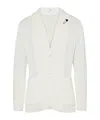 Lardini Notched-lapel Single-breasted Blazer In White