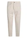 Lardini Button-fly Cotton Jeans In White