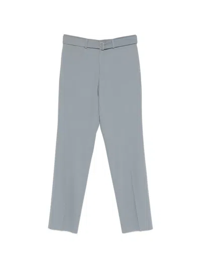 Lardini Pagazza Belt Trousers In Gray