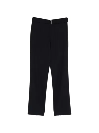 Lardini Pagazza Belted Trousers In Black