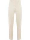 Lardini Trousers Front Pleats Belt Loops In Multicolor