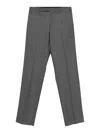 Lardini Pressed-crease Trousers In Gray