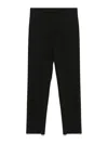 Lardini Pressed-crease Trousers In Black