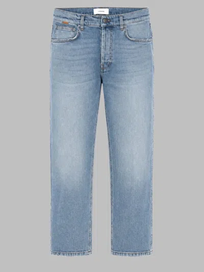 Lardini Pantalone In Denim Di Cotone In Blue