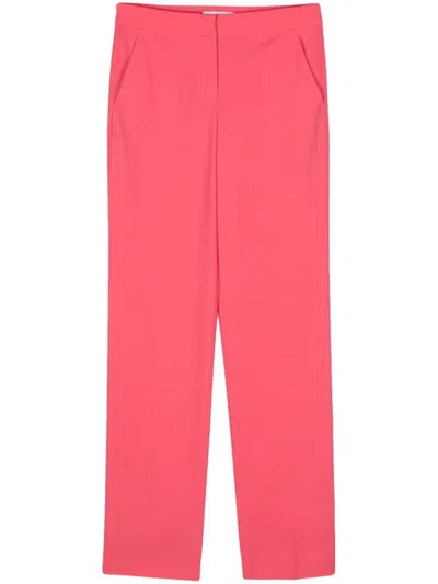 Lardini Tapered Tailored Trousers In Pink