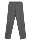 Lardini Pressed-crease Trousers In Gray