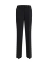 Lardini Wool Straight-leg Trousers In Black