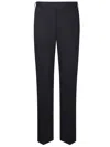 Lardini Wool Tailored Trousers In Blue