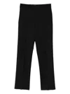 Lardini Virgin Wool Trousers In Black