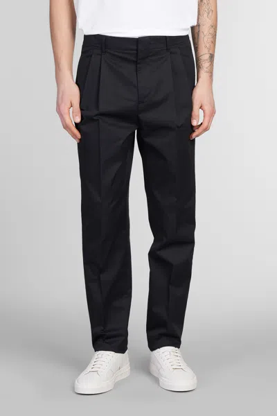 Lardini Pants In Black Cotton